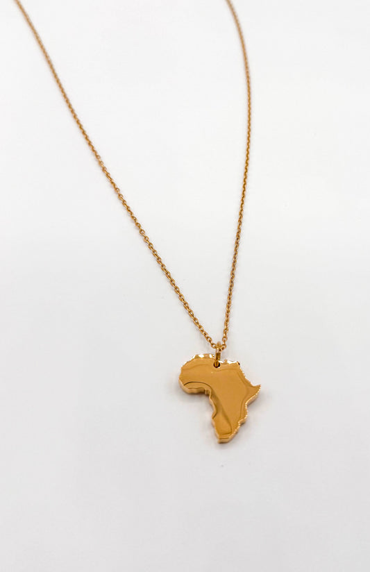 My Africa Map Necklace